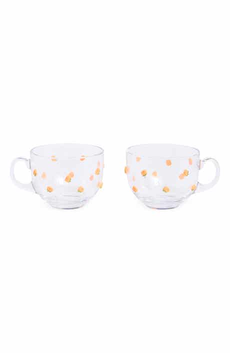 MEDICI Set of 2 Glass Mugs