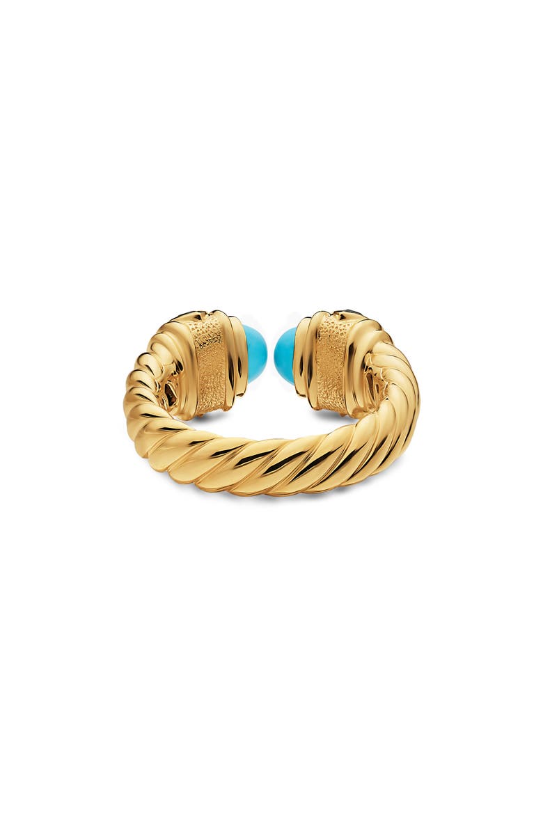 Renaissance Color Ring in 18K Yellow Gold, Alternate, color, TURQUOISE