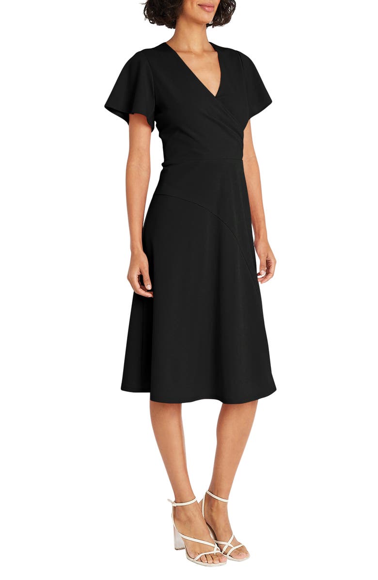Maggy London Flutter Sleeve Dress, Alternate, color, 