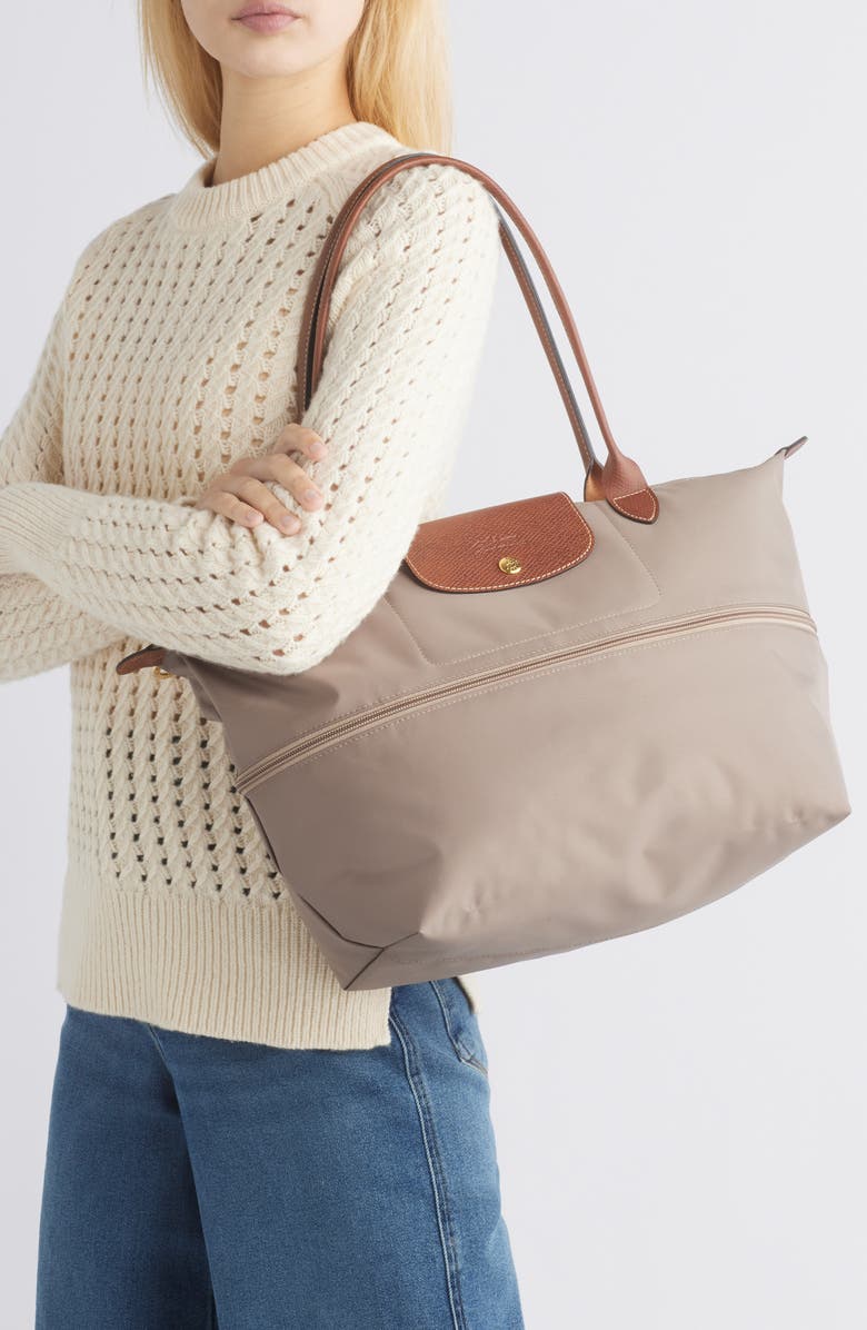 Longchamp Le Pliage Expandable Recycled Nylon Tote, Alternate, color,