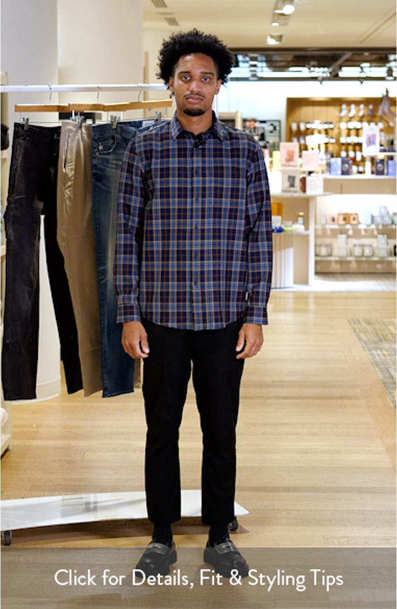 Plaid Merino Wool Button-Up Lodge Shirt, sales video thumbnail