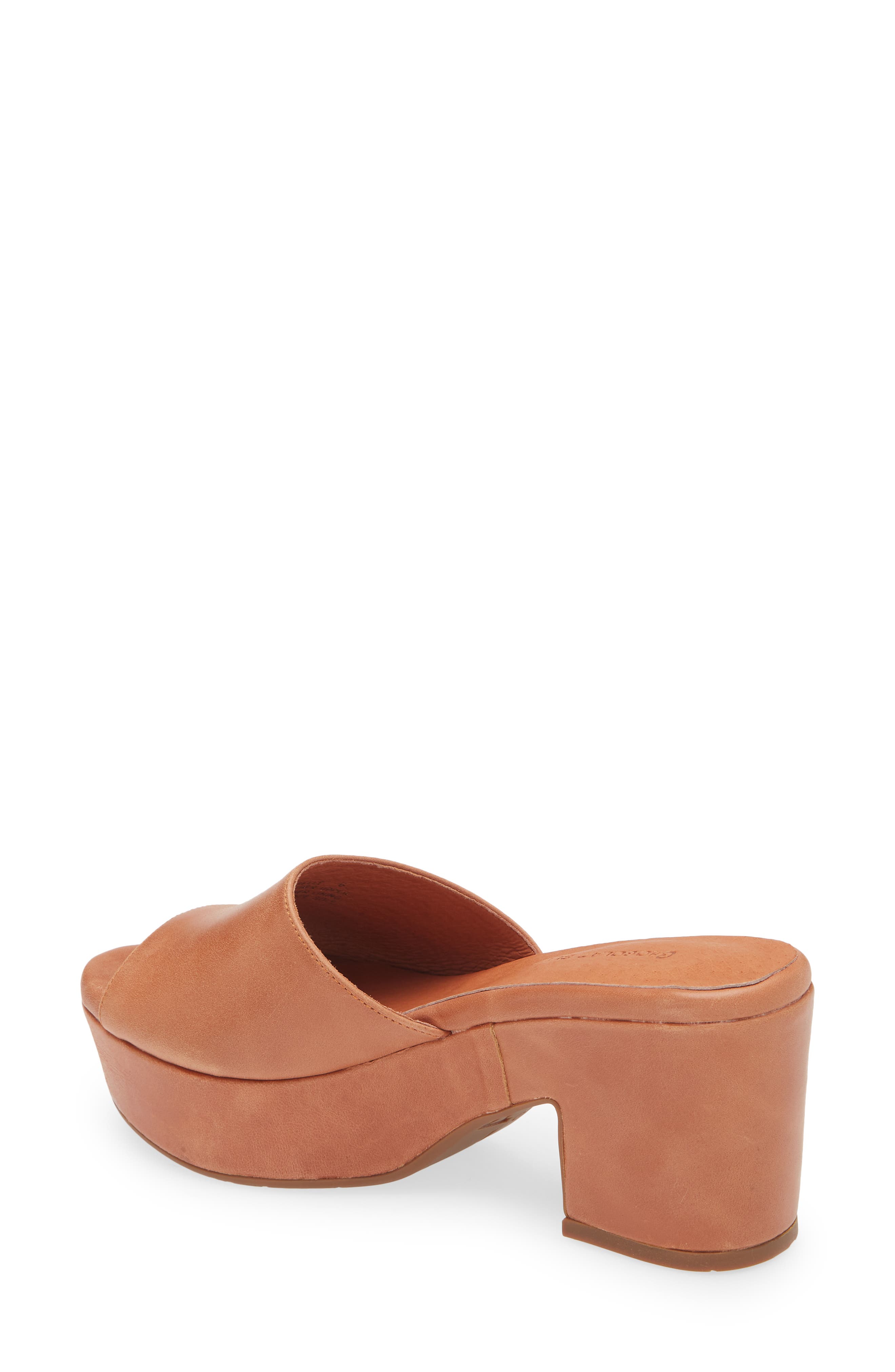 Chocolat Blu Giselle Platform Sandal, Alternate, color, Caramel Leather