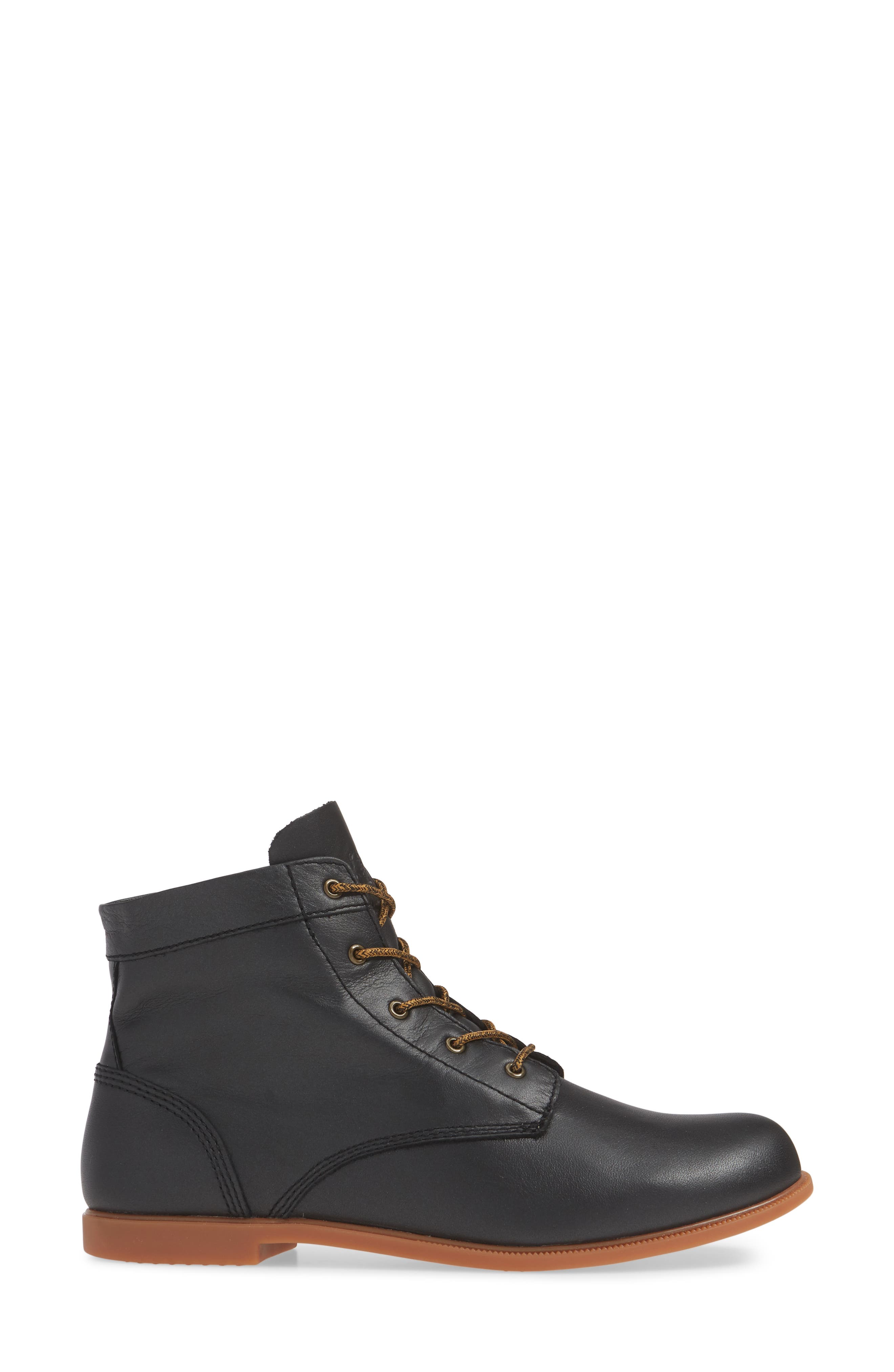 Original Low Rider Lace-Up Bootie, Alternate, color, BLACK LEATHER