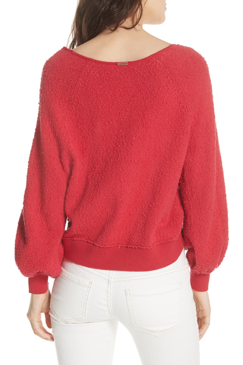 Found My Friend Sweater, Alternate, color, RED