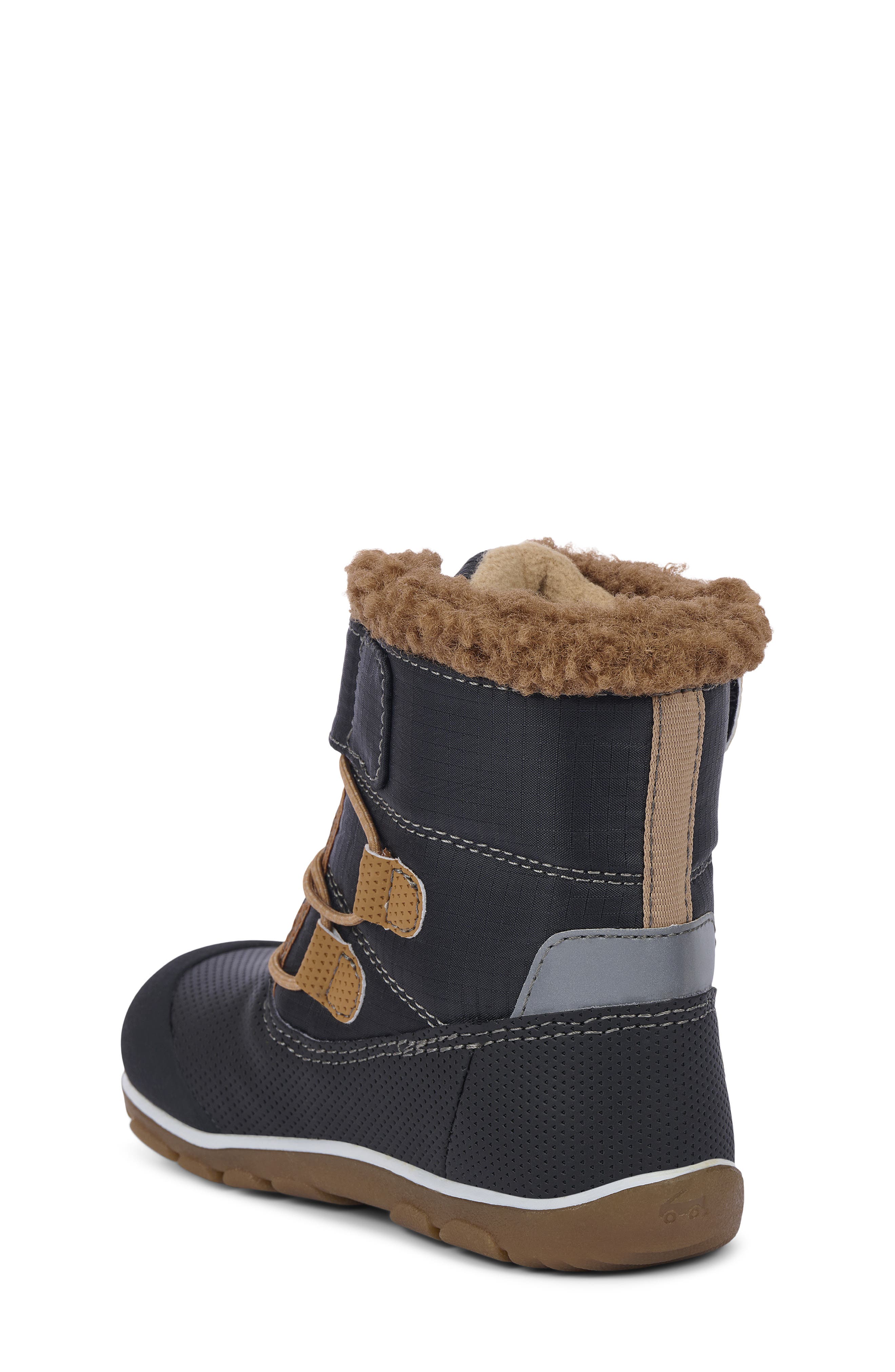 See Kai Run Kids' Gilman Waterproof Snow Boot, Alternate, color, Raven Black