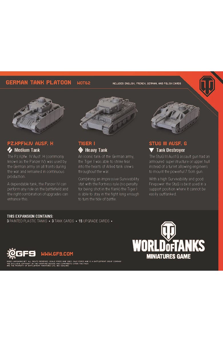 World Of Tanks German Tank Platoon Expansion, Alternate, color,