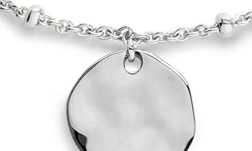 Monica Vinader Sterling Silver Siren Muse Disc Chain Bracelet In Silver