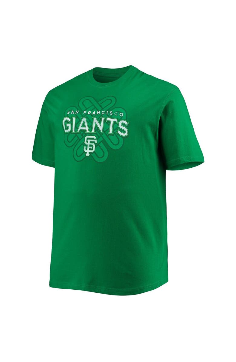 PROFILE Men's Kelly Green San Francisco Giants Celtic T-Shirt, Alternate, color, Kelly Green