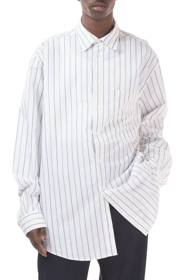 Camicia Desvion Button-Up Shirt, Main, color, NAVY