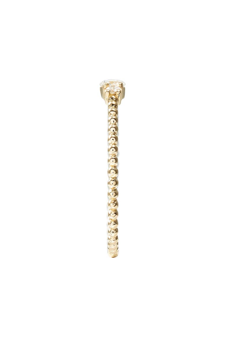 Diamond & Gold Bead Ring (Nordstrom Exclusive), Alternate, color, YELLOW GOLD/ DIAMOND