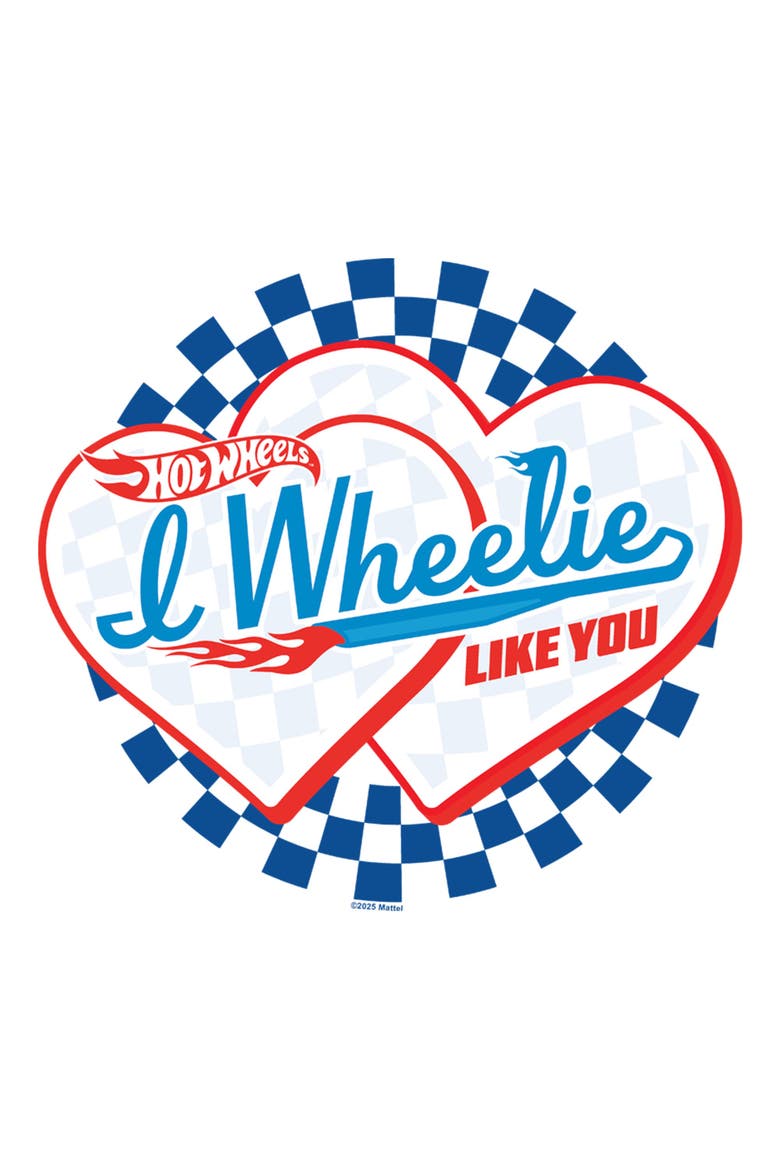 Men's Hot Wheels I Wheelie Like You  Graphic T-Shirt, Alternate, color, White