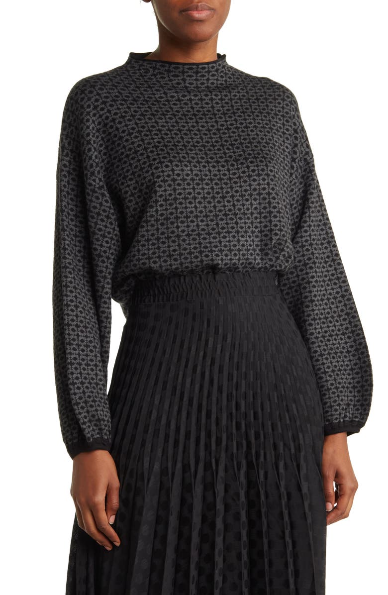 MAX STUDIO Funnel Neck Sweater, Main, color, 