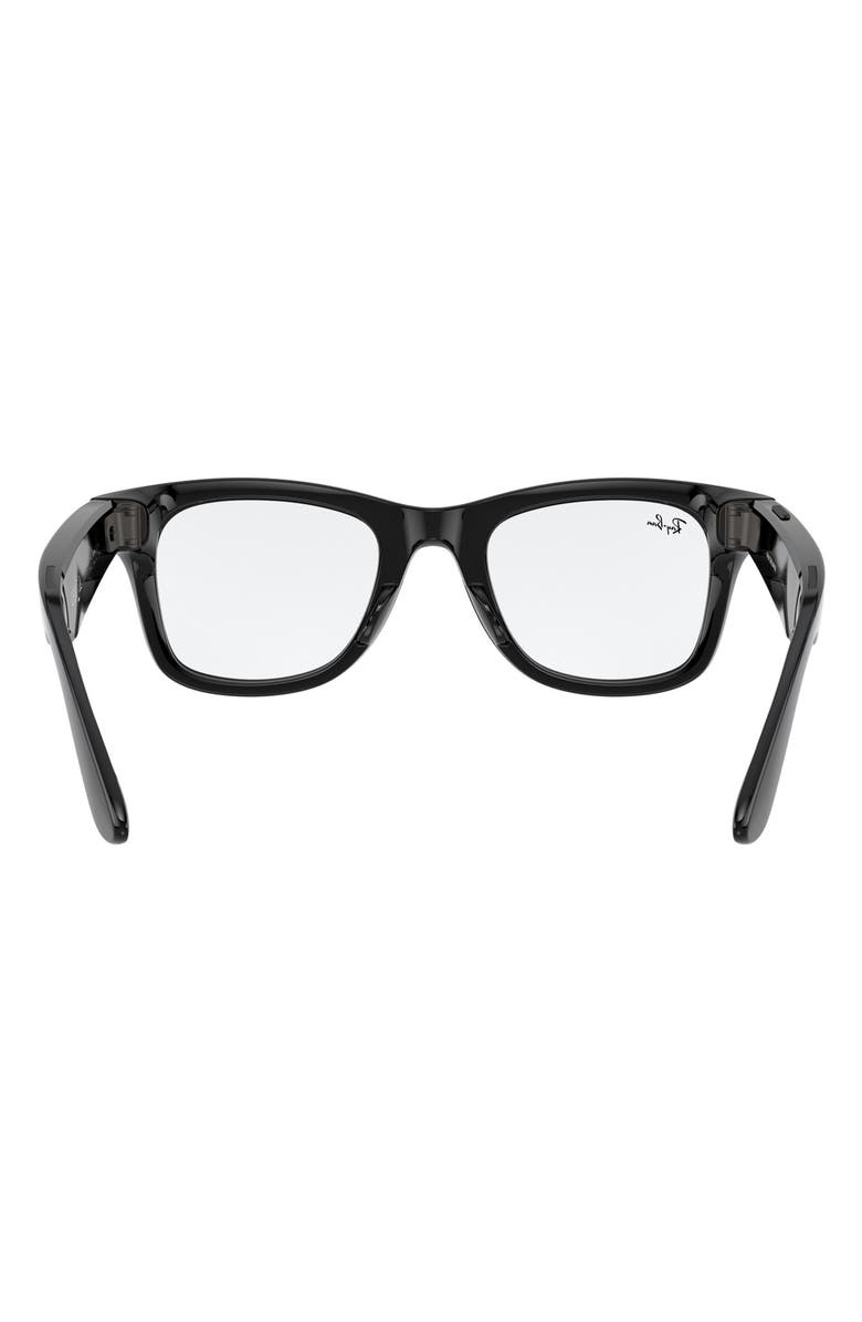 Ray-Ban Stories | Wayfarer 50mm Transitions<sup>®</sup> G-15 Green Smart Glasses, Alternate, color,