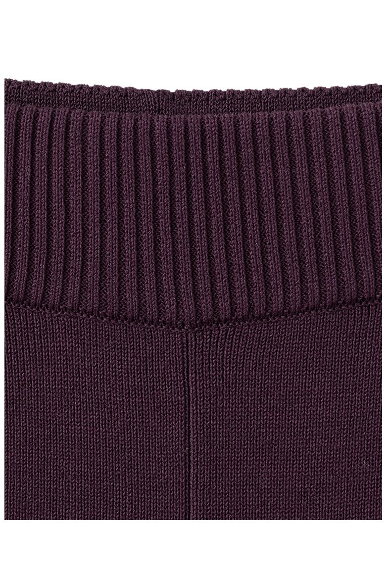 Contrast Stripe Knit Pants, Alternate, color, WINE