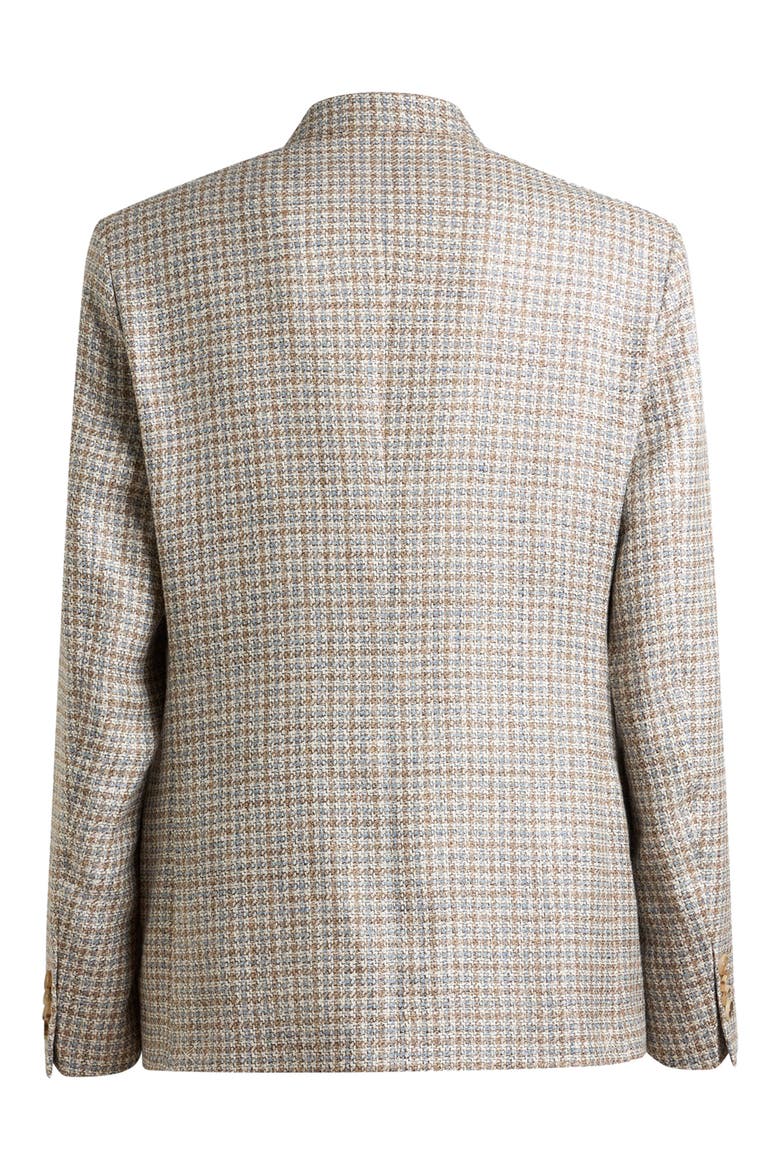 Roma Check Wool & Silk Blend Sport Coat, Alternate, color, VAR. MULTICOLOR F.DO BIANCO