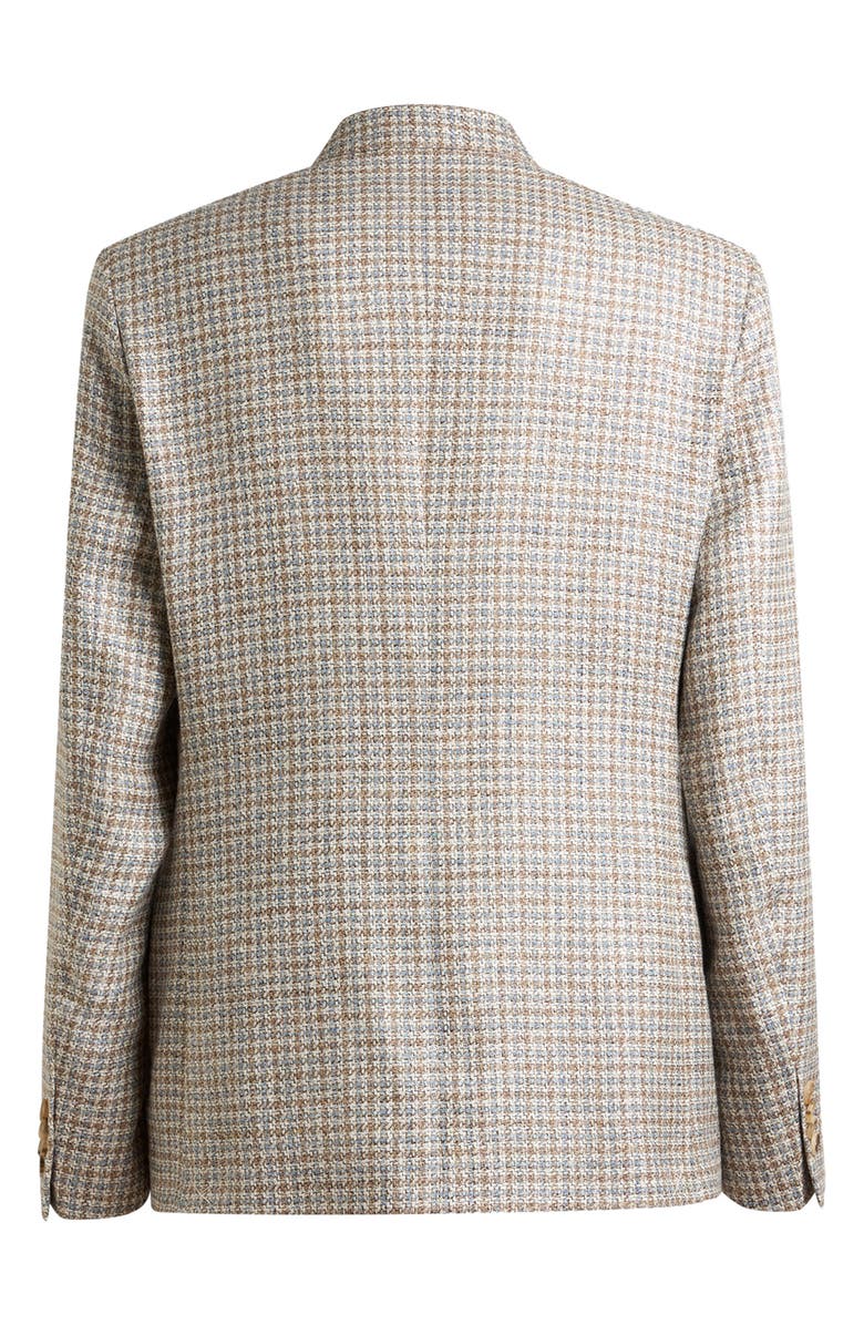 Etro Roma Check Wool 
Silk Blend Sport Coat, Alternate, color, Var. Multicolor F.do Bianco
