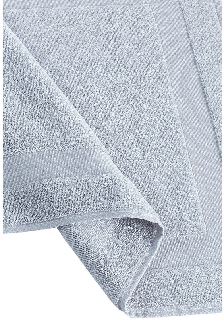 Solid Signature Cotton Bath Mat, Alternate, color, SILVER