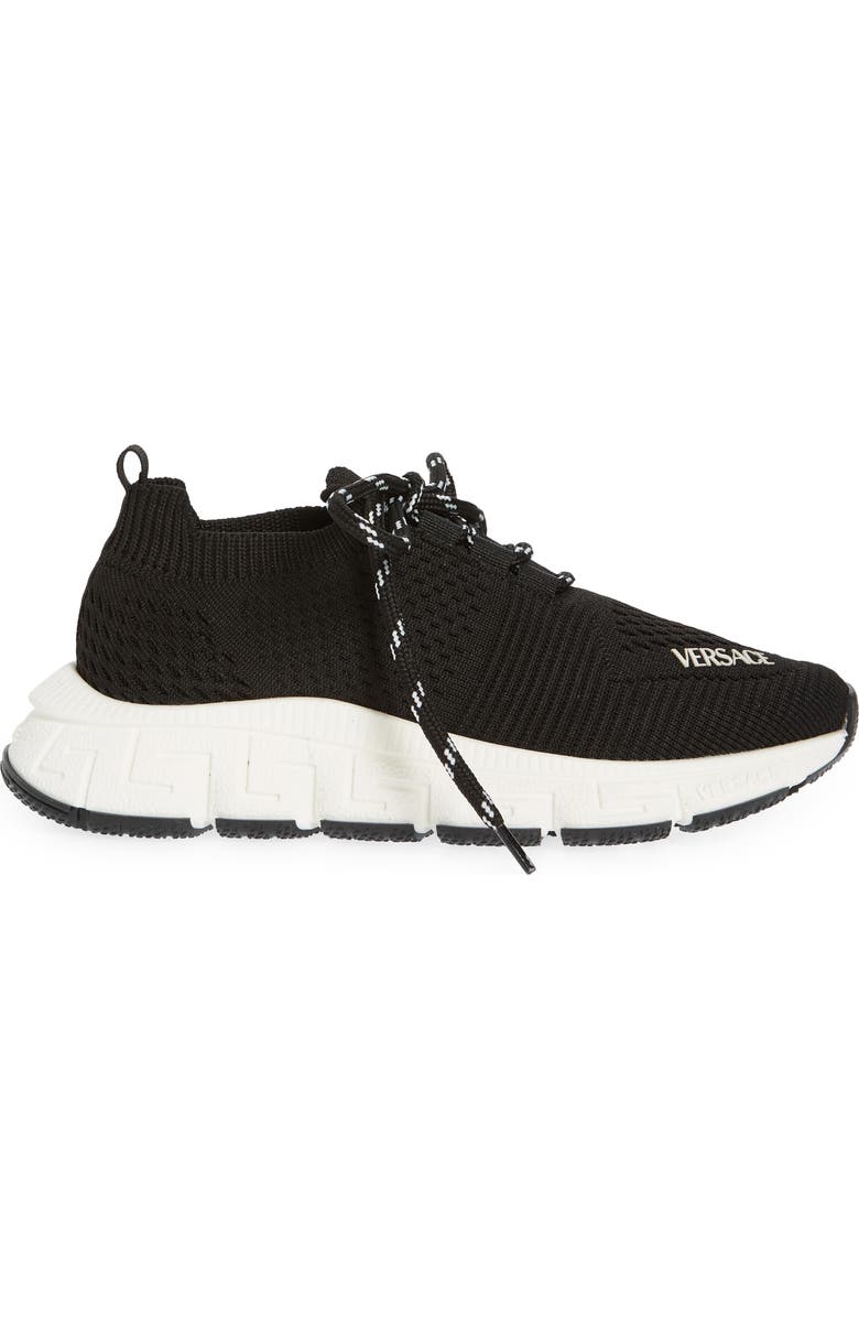 Versace Trigreca Knit Sneaker, Alternate, color,