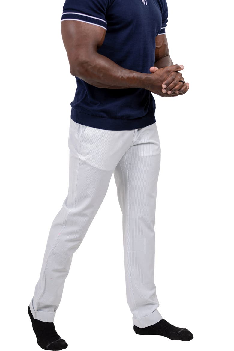 Marthyr Tapered Leg Drawstring Pants, Alternate, color, WHITE