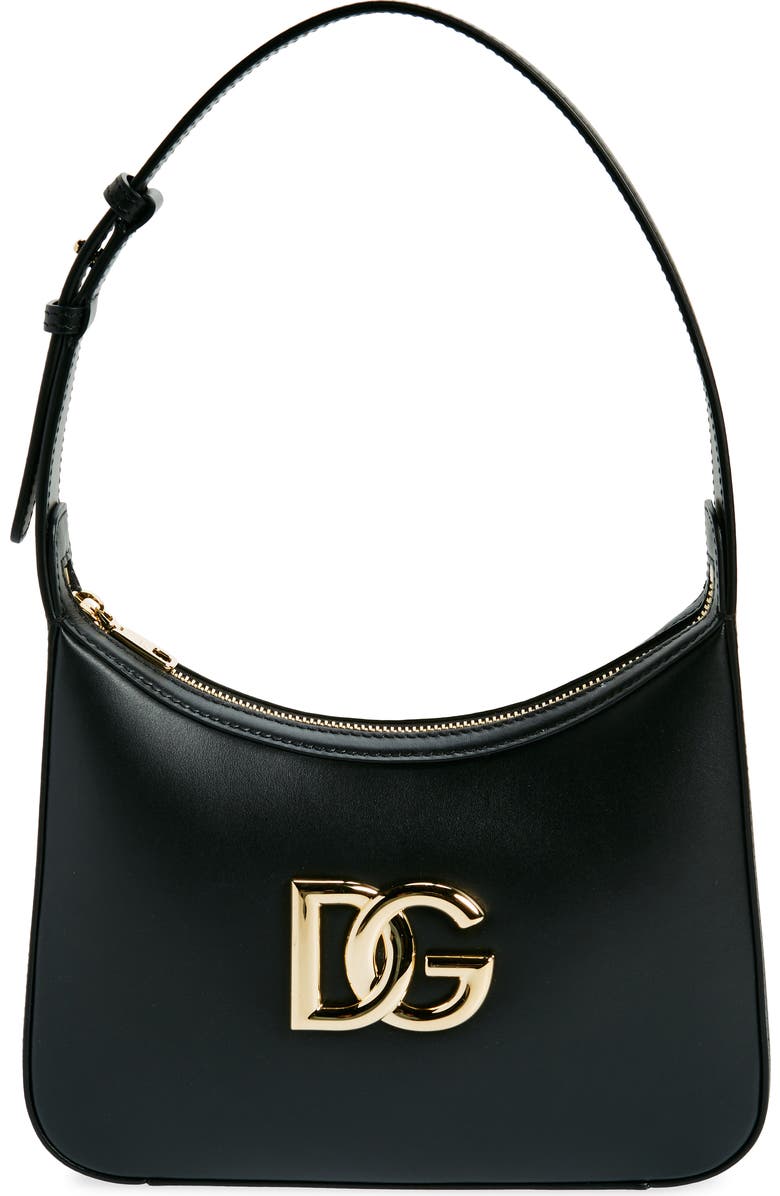 Dolce&Gabbana Small 3.5 Leather Shoulder Bag, Main, color,