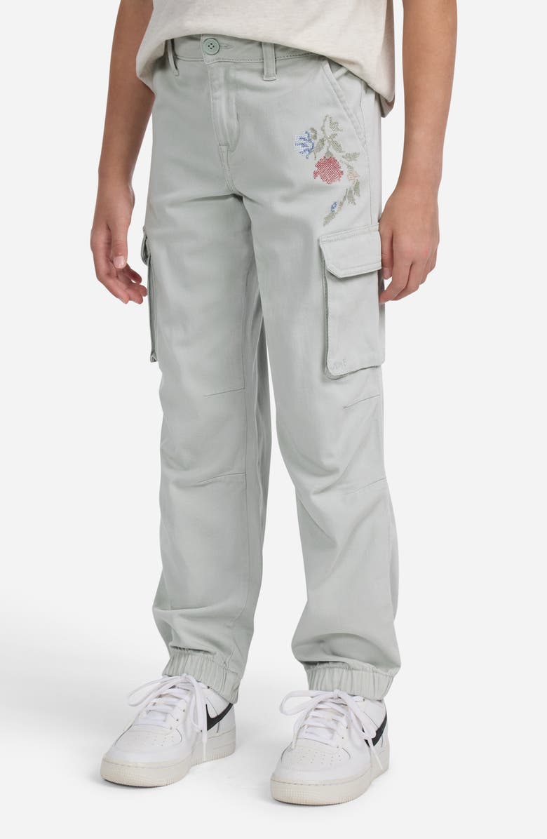 abercrombie kids Kids' Elevated Cargo Joggers, Alternate, color, Aqua Grey