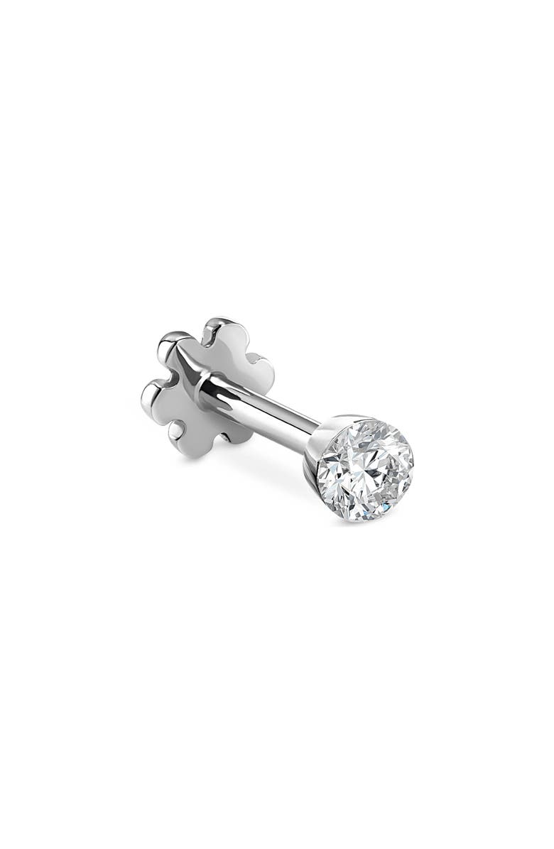 MARIA TASH Single Invisible Set Diamond Stud Earring, Alternate, color,