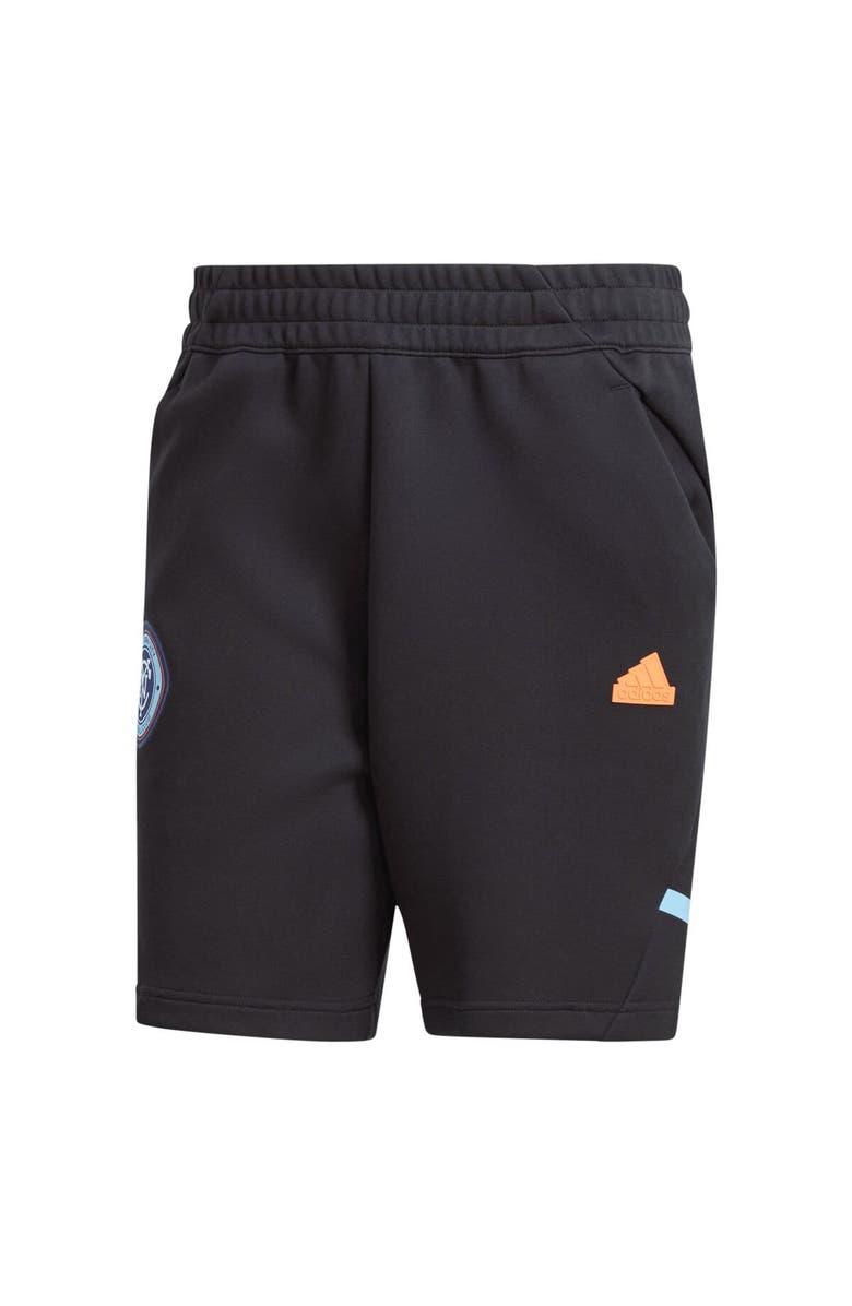 adidas Men's adidas Black New York City FC 2024 Travel Shorts, Main, color, 