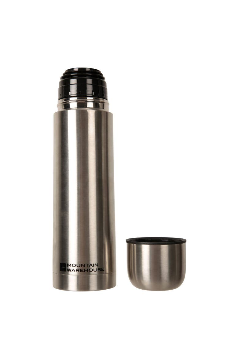 Logo Stainless Steel 16.9floz Flask, Alternate, color, Silver