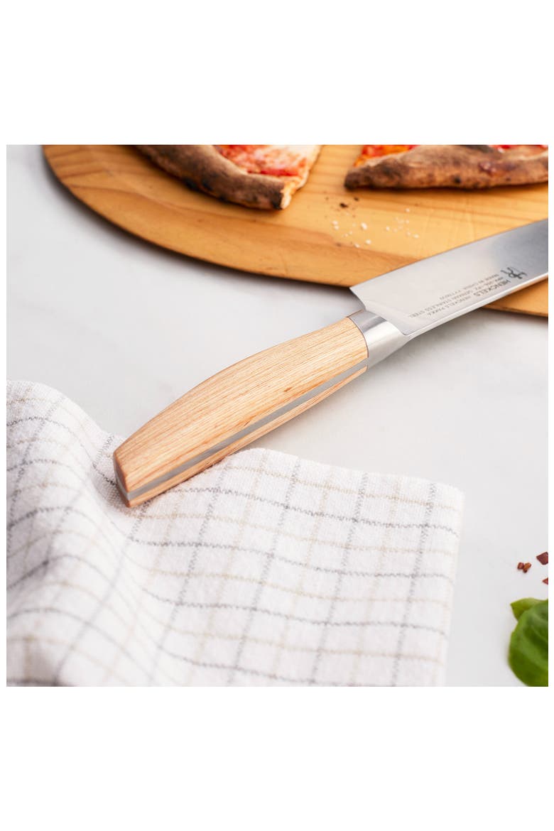 Pakkawood 10-Inch Pizza Knife, Alternate, color, LIGHT BROWN