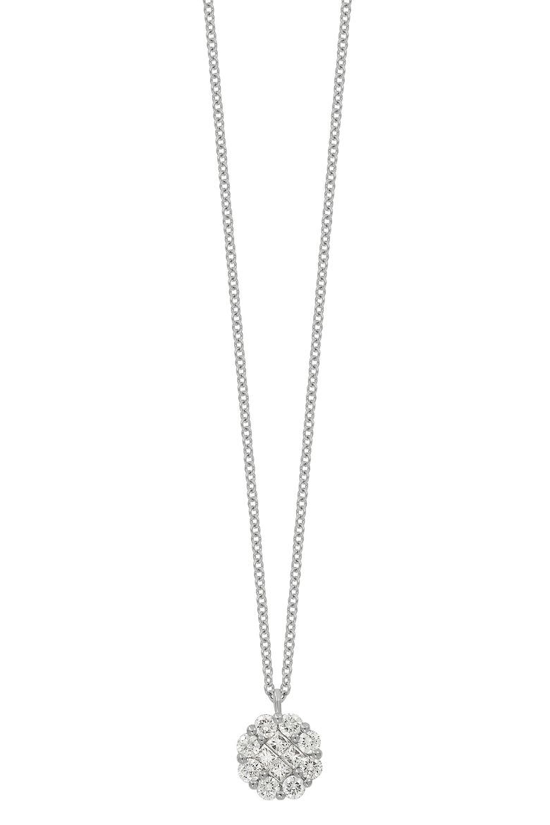 Audrey Diamond Pendant Necklace (Nordstrom Exclusive), Main, color, 18K WHITE GOLD