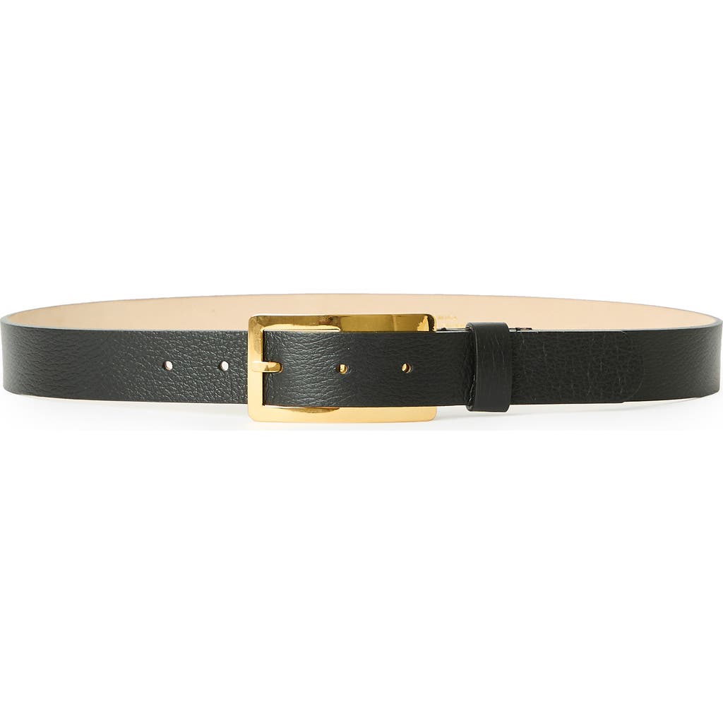 B-low The Belt Charlie Leather Belt In Black Gold