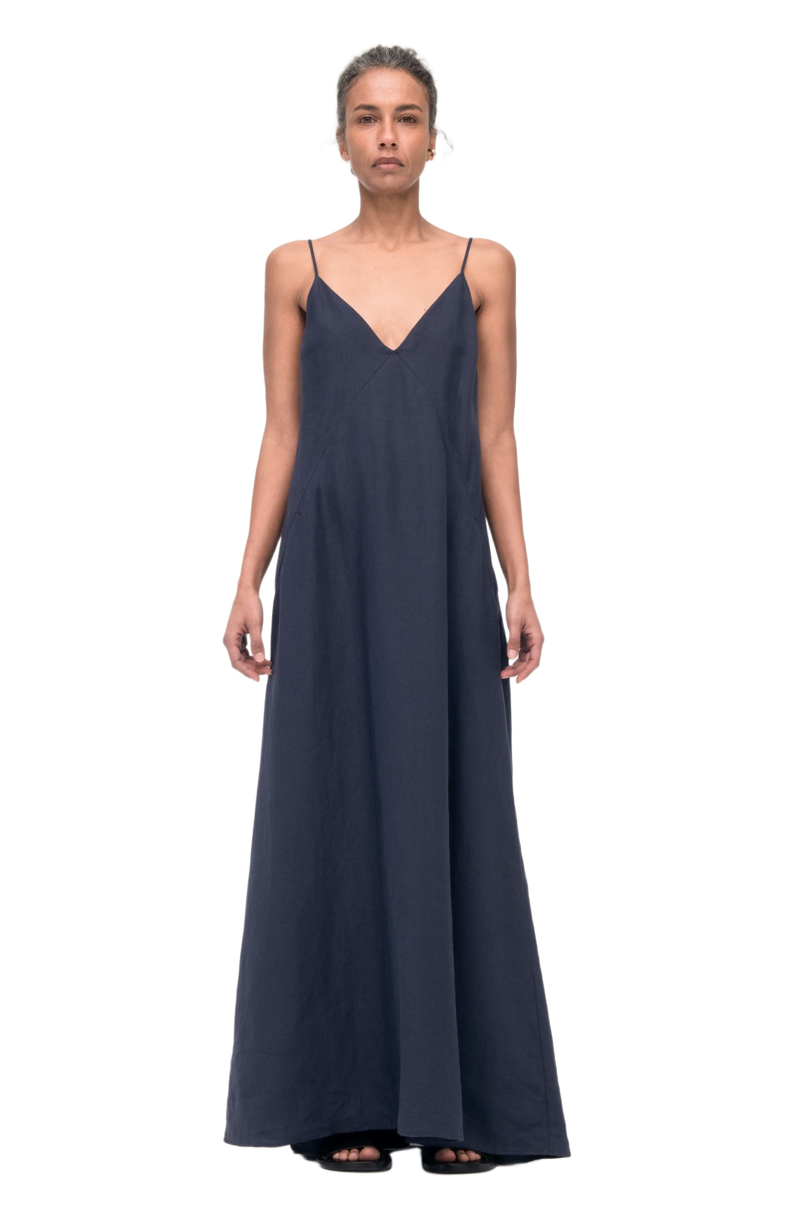 SEAMED SLIP DRESS - image 4