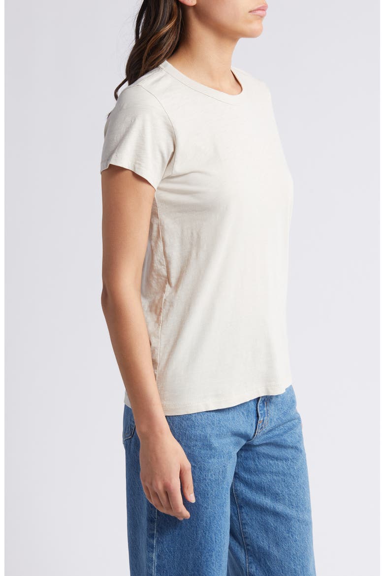 The Slub Organic Pima Cotton T-Shirt, Alternate, color, WARMGRY