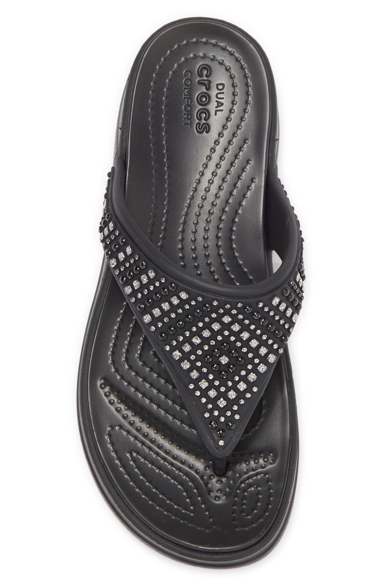 CROCS Monterey Shimmer Wedge Sandal, Alternate, color, 