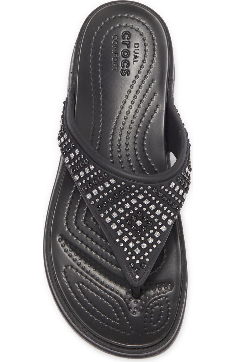 CROCS Monterey Shimmer Wedge Sandal, Alternate, color,