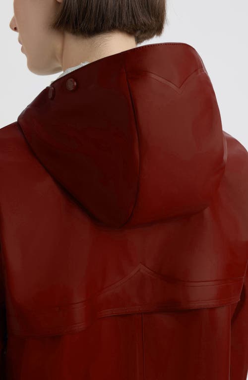 Hunter Adela Classic Waterproof Rain Jacket In Red