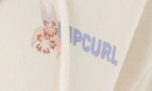 Rip Curl Summer Graphic Full Zip Hoodie In White