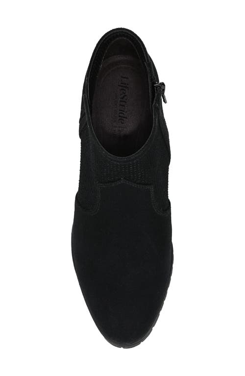 Lifestride Matilda Lug Sole Bootie In Black