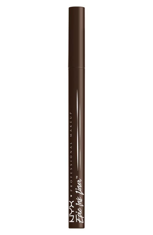 Nyx Professional Makeup Epic Ink Waterproof Liquid Eyeliner In Dark Chocolate
