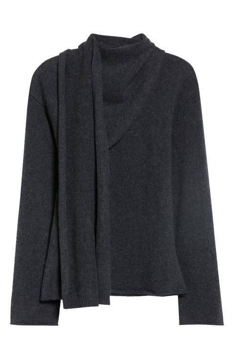 Frances Cashmere Wrap Scarf Sweater