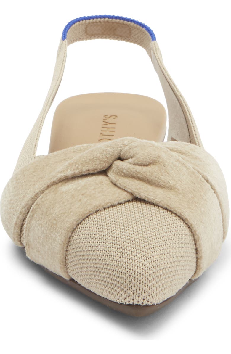 Rothy's The Twist Point Slingback, Alternate, color, Brioche