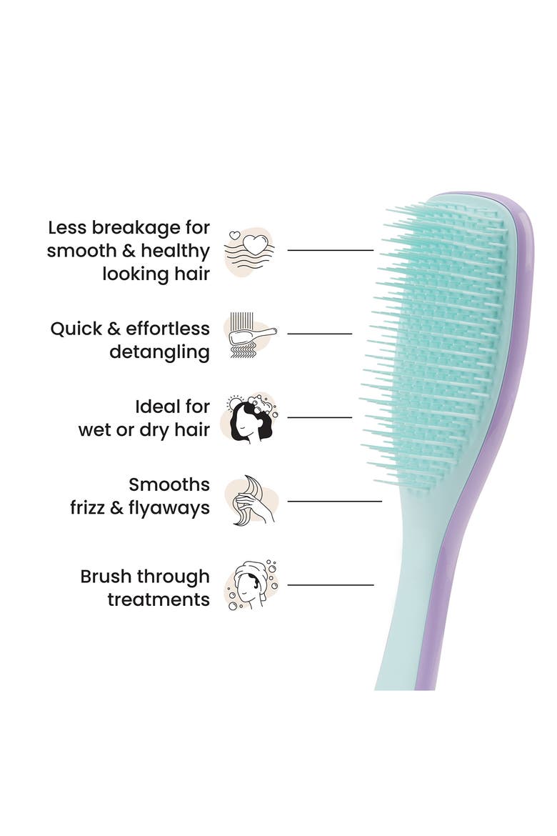 Ultimate Detangler Hairbrush - Straight to Wavy, Alternate, color, LILAC MINT