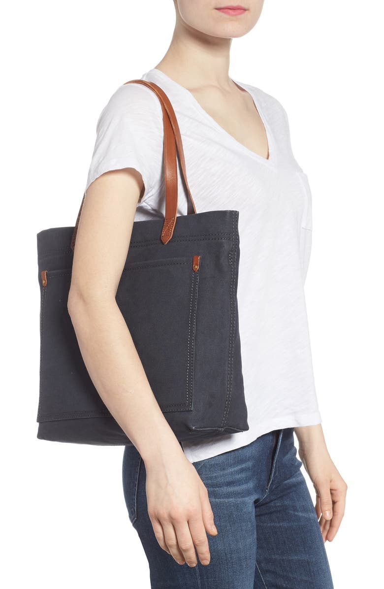 Madewell Medium Canvas Transport Tote, Alternate, color,