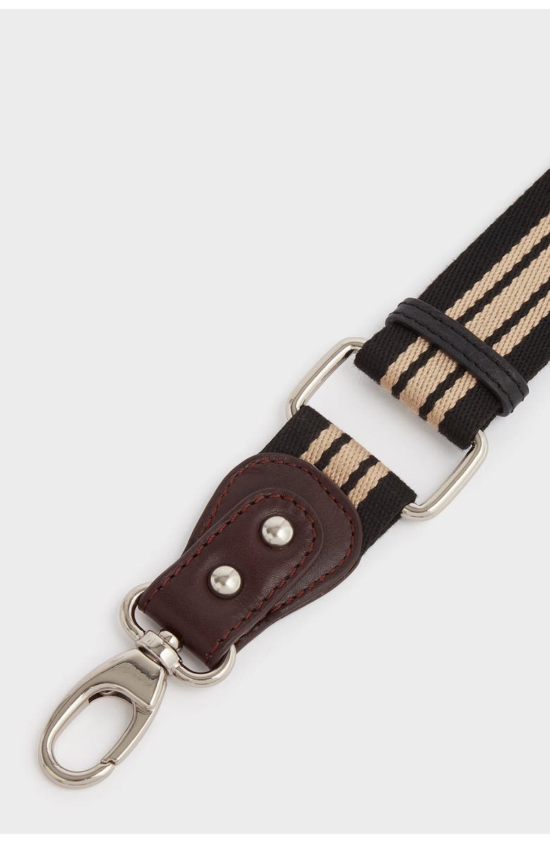 Osprey London The Chiswick Leather Crossbody Bag, Alternate, color, Black