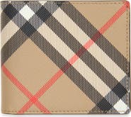Burberry Check Slim Bifold Wallet