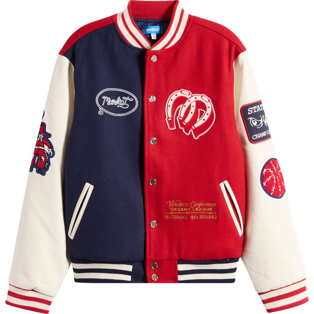 Market Old West Varsity Jacket In Multi