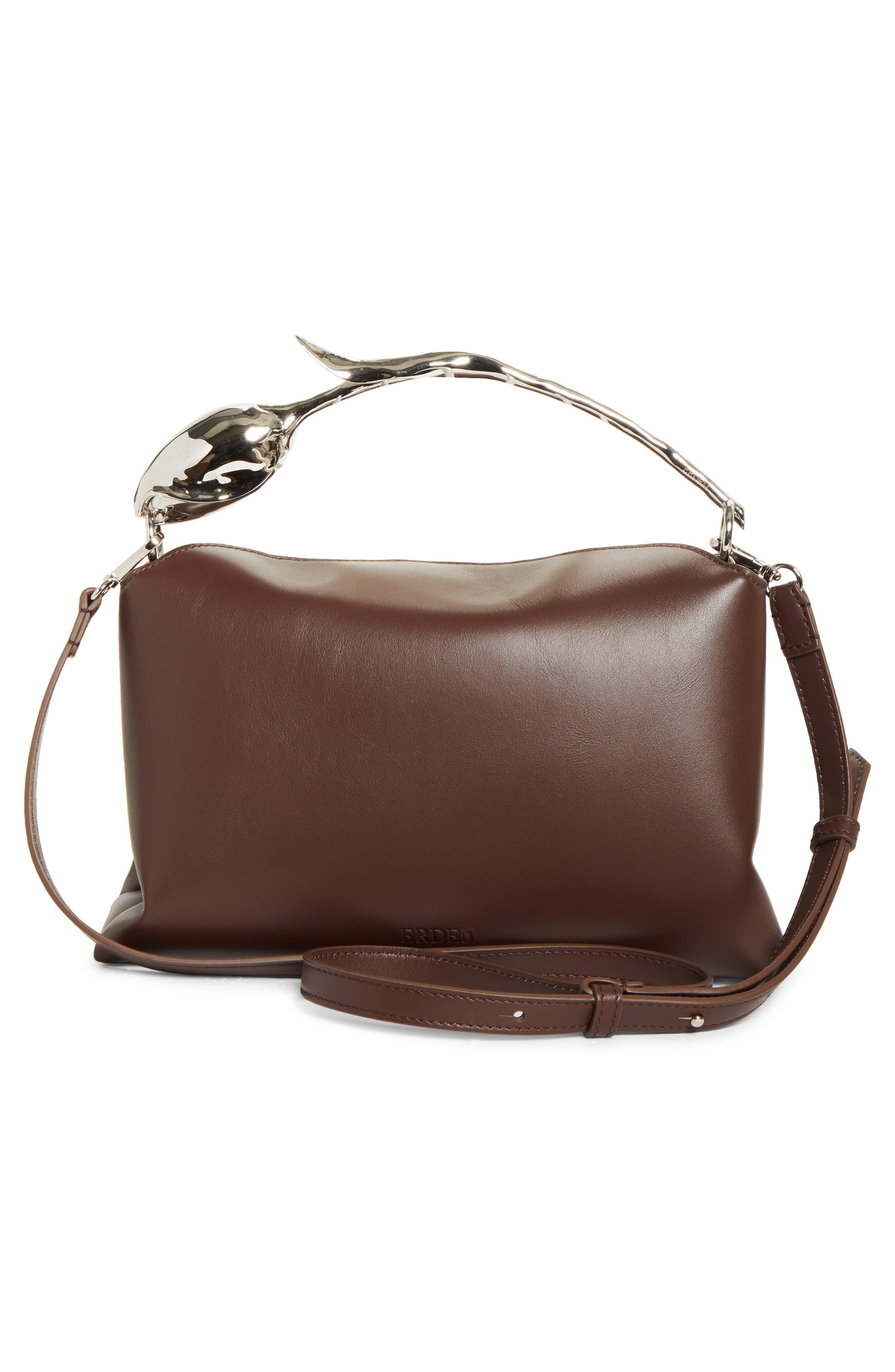 Erdem Medium Bloom Bag, Alternate, color, Chestnut