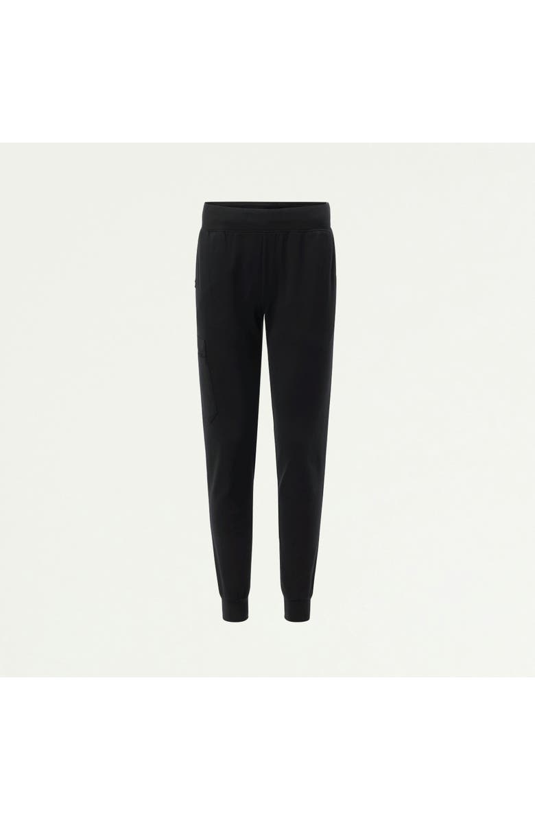 JAANUU Rubi Women's 6-Pocket Slim Knit Scrub Jogger, Alternate, color, Black