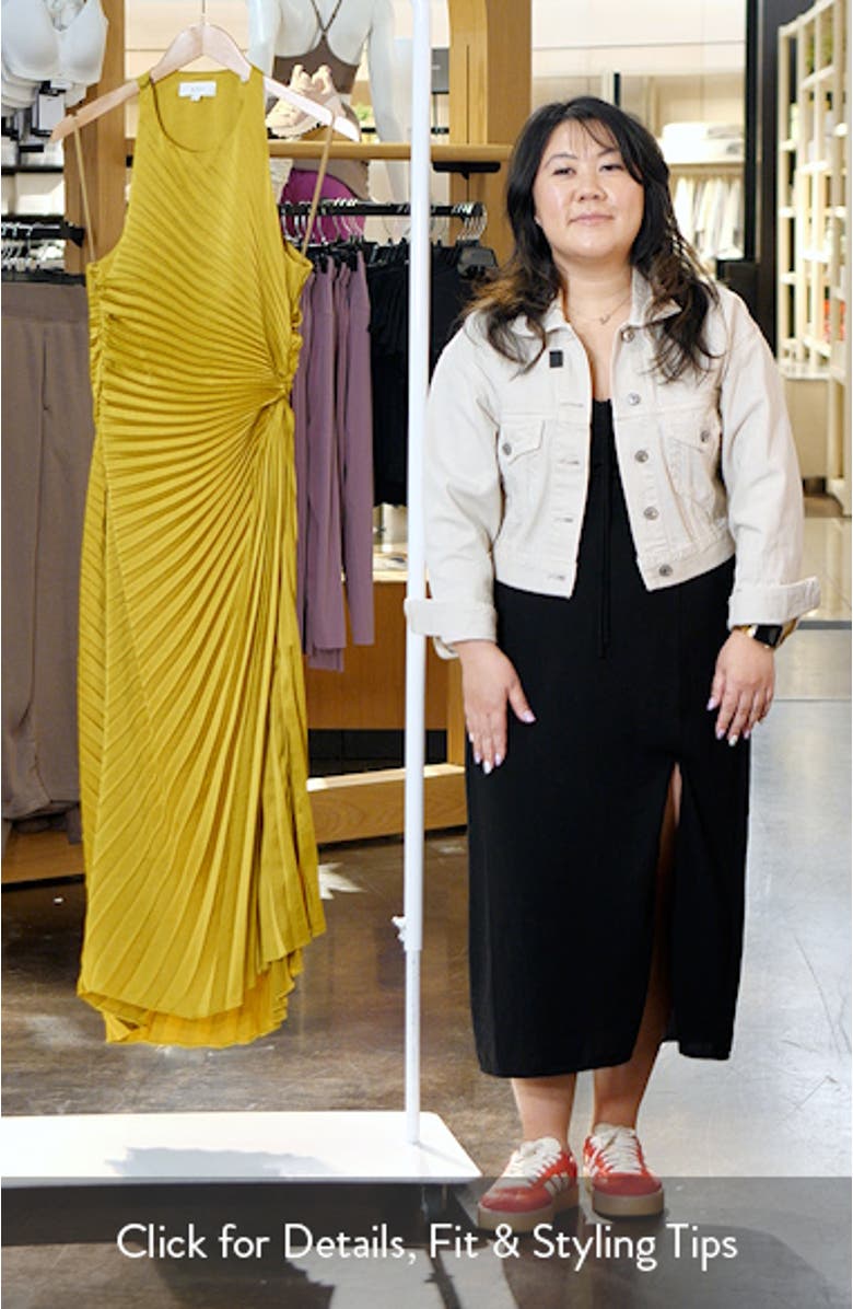 Reagan Asymmetric Pleat Dress, sales video thumbnail