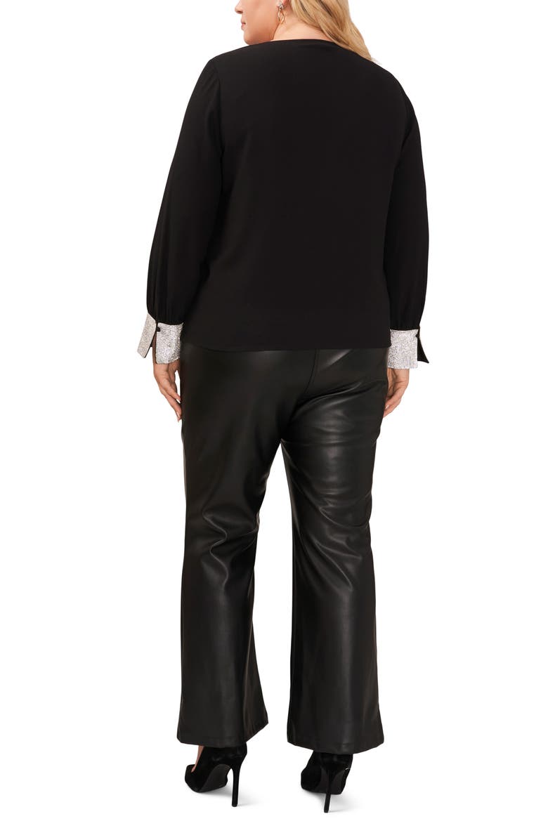 Halogen<sup>®</sup> Rhinestone Embellished V-Neck Top, Alternate, color, 